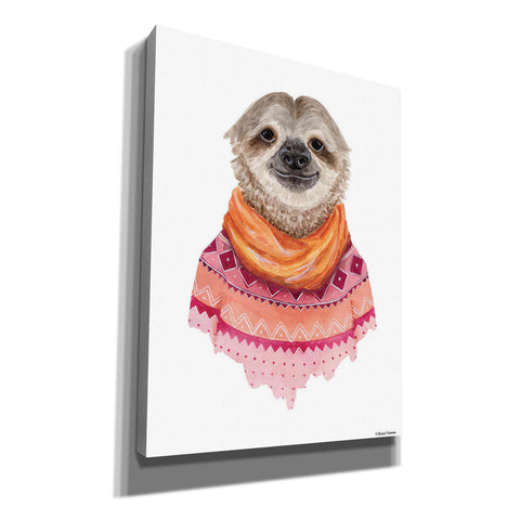 Image of 'Sloth in a Sweater' by Rachel Nieman, Canvas Wall Art