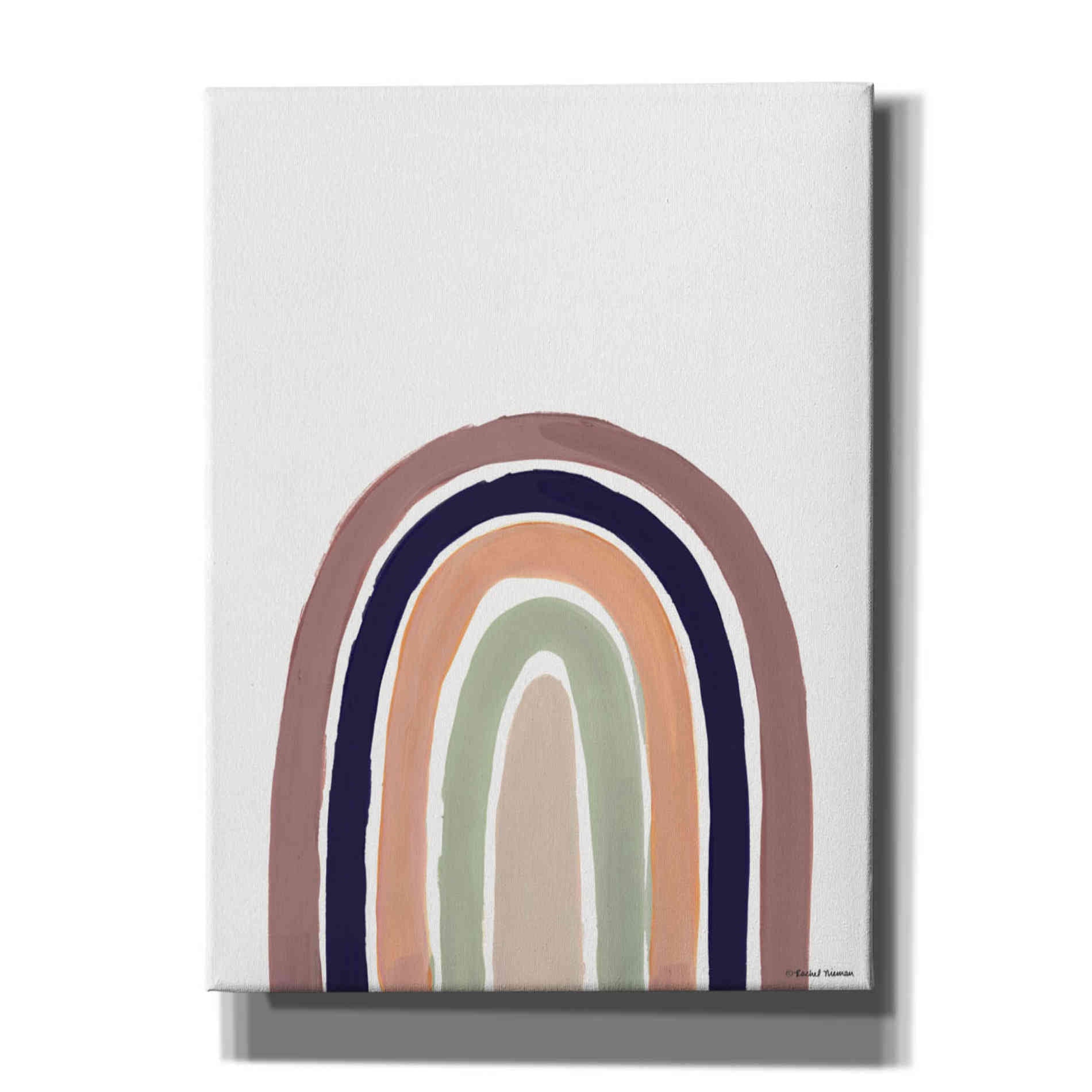 'The Modern Rainbow' by Rachel Nieman, Canvas Wall Art