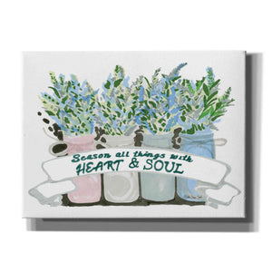 'Heart & Soul' by Stellar Design Studio, Canvas Wall Art