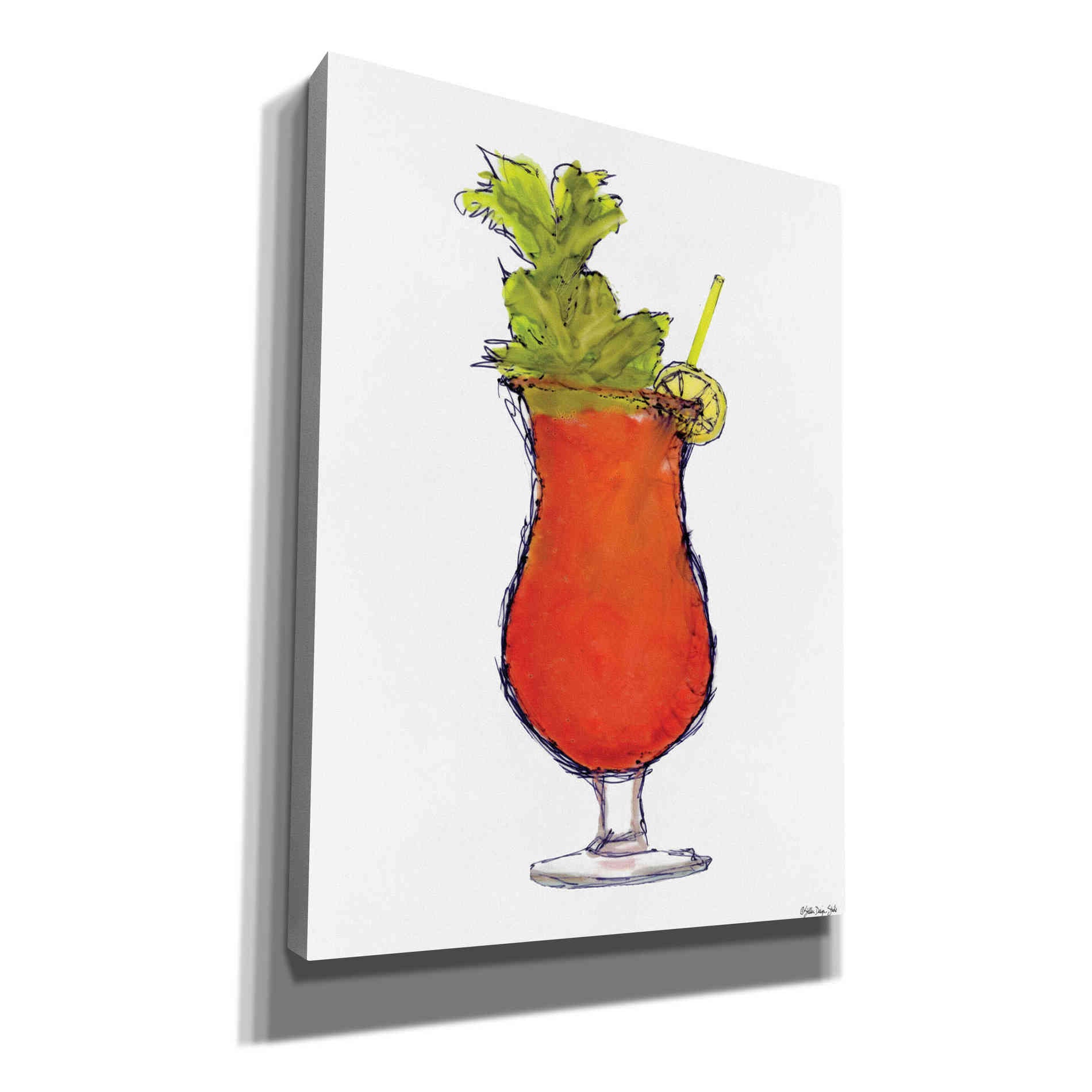 'Bloody Mary' by Stellar Design Studio, Canvas Wall Art
