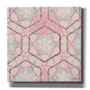 'Pink and Gray Pattern 1' by Stellar Design Studio, Canvas Wall Art