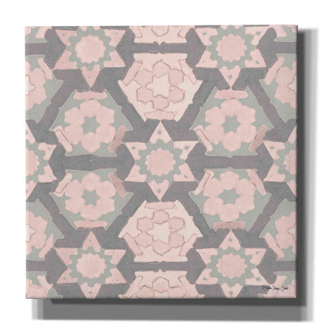 Image of 'Pink and Gray Pattern 4' by Stellar Design Studio, Canvas Wall Art