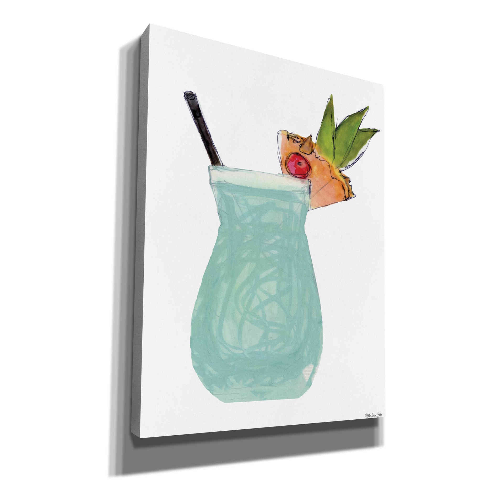 'Pina Colada' by Stellar Design Studio, Canvas Wall Art