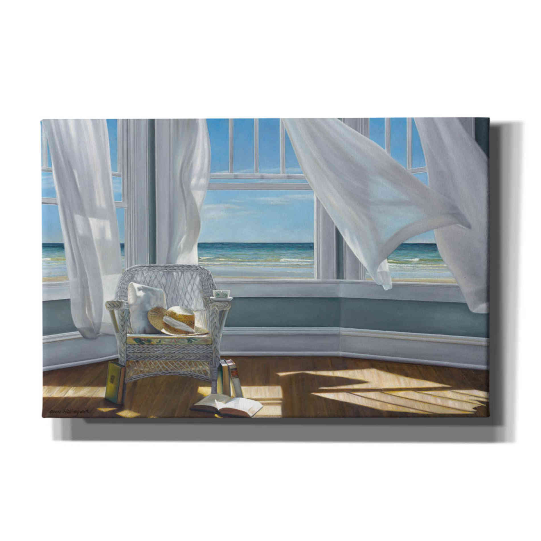 'Gentle Reader' by Karen Hollingsworth, Canvas Wall Art