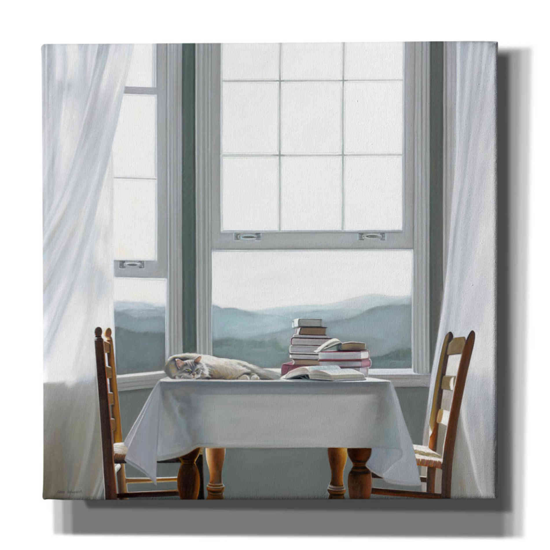 'Accidental Scholar' by Karen Hollingsworth, Canvas Wall Art