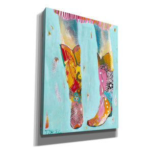 'Cowgirl Boots' by Pamela Beer, Canvas Wall Art