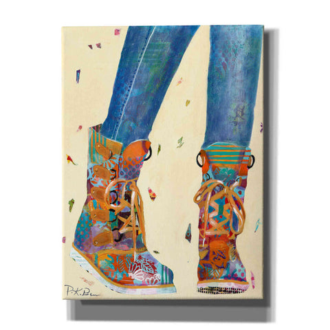 Image of 'Hiking Boots' by Pamela Beer, Canvas Wall Art