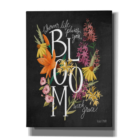 Image of 'Bloom with Grace' by House Fenway, Canvas Wall Art