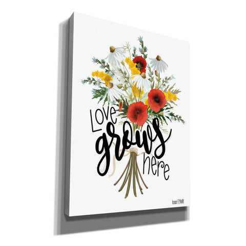 Image of 'Love Grows Here' by House Fenway, Canvas Wall Art