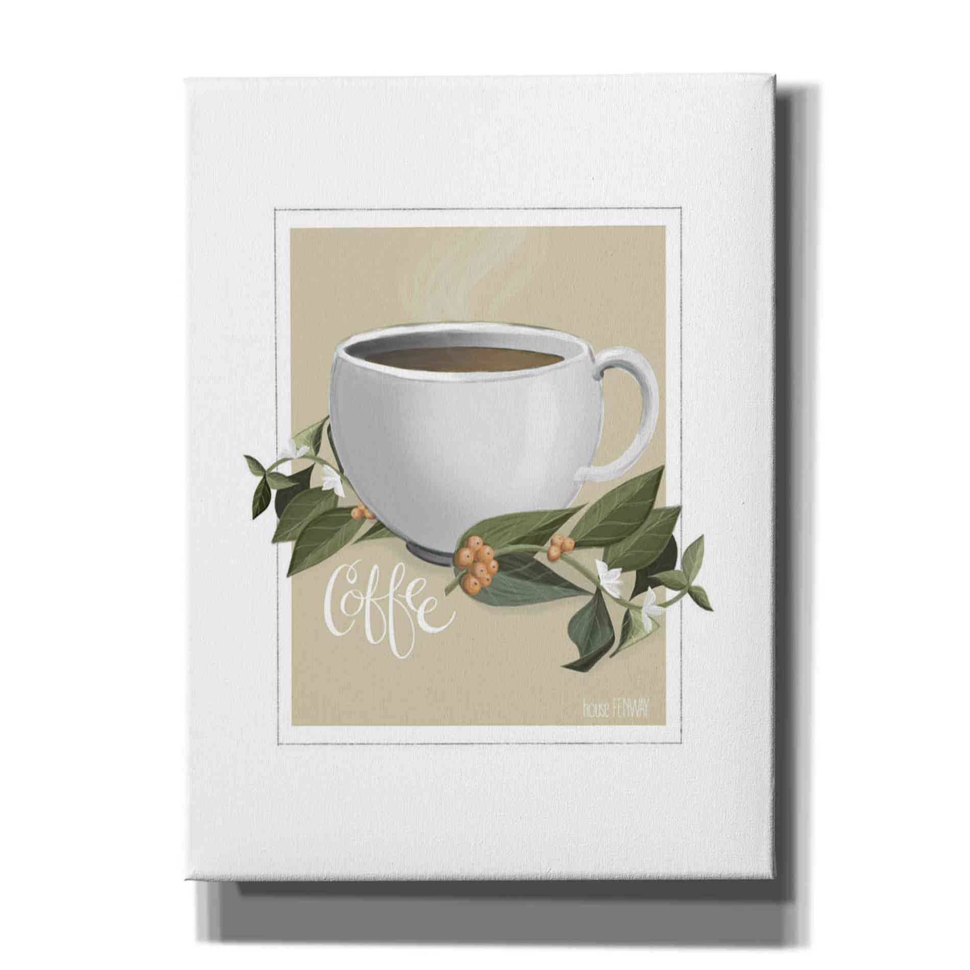 'Botanical Coffee' by House Fenway, Canvas Wall Art