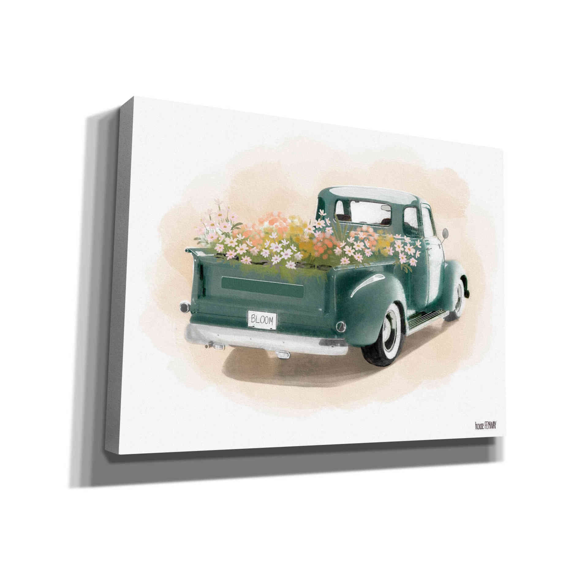 'Flower Truck' by House Fenway, Canvas Wall Art