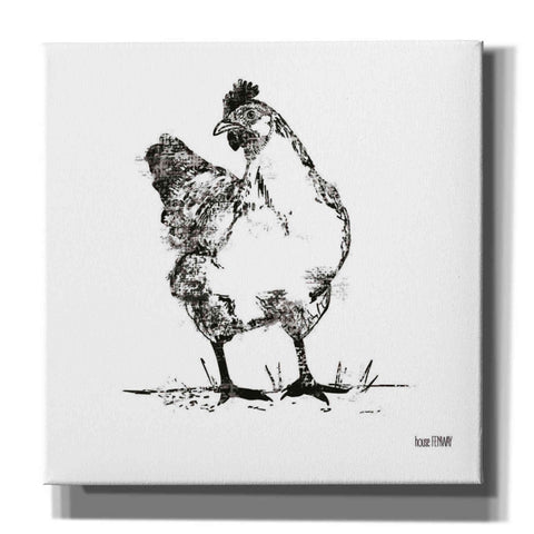 Image of 'Farmhouse Chicken' by House Fenway, Canvas Wall Art