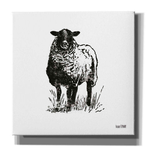 Image of 'Farmhouse Sheep' by House Fenway, Canvas Wall Art