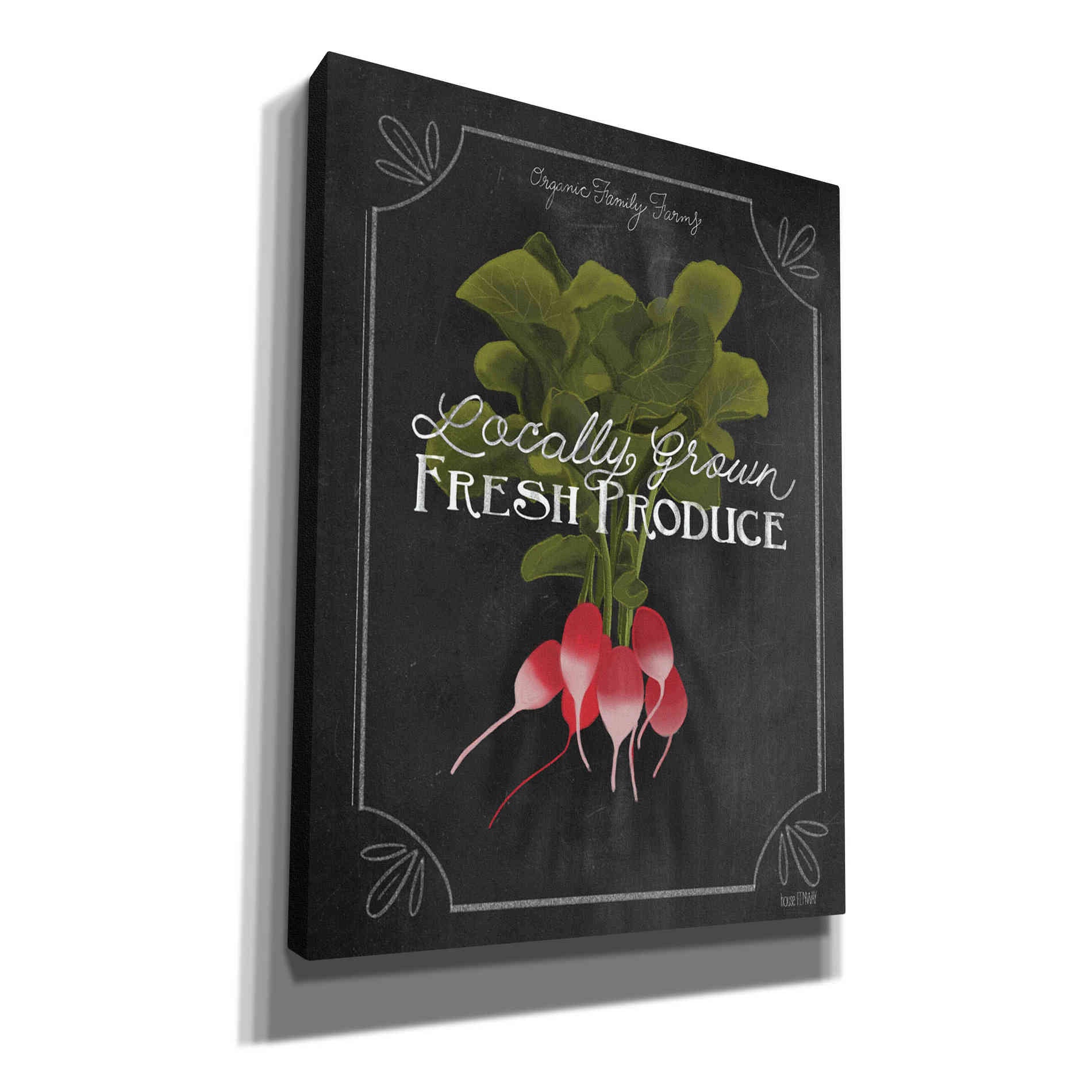 'Fresh Radishes' by House Fenway, Canvas Wall Art