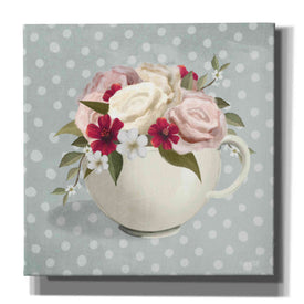 'Polka Dot Coffee-Tea Rose' by House Fenway, Canvas Wall Art