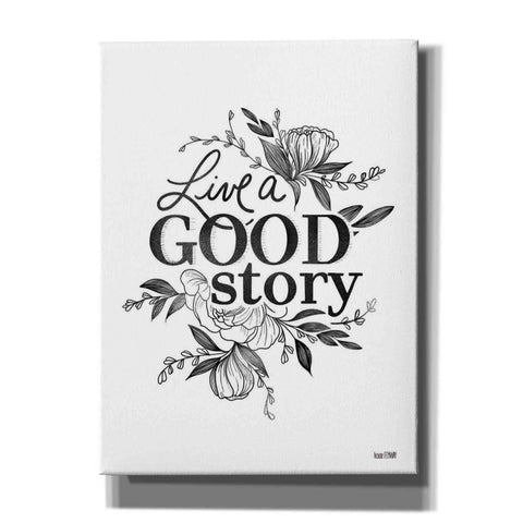 Image of 'Live a Good Story' by House Fenway, Canvas Wall Art