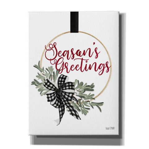 Image of 'Season's Greetings' by House Fenway, Canvas Wall Art