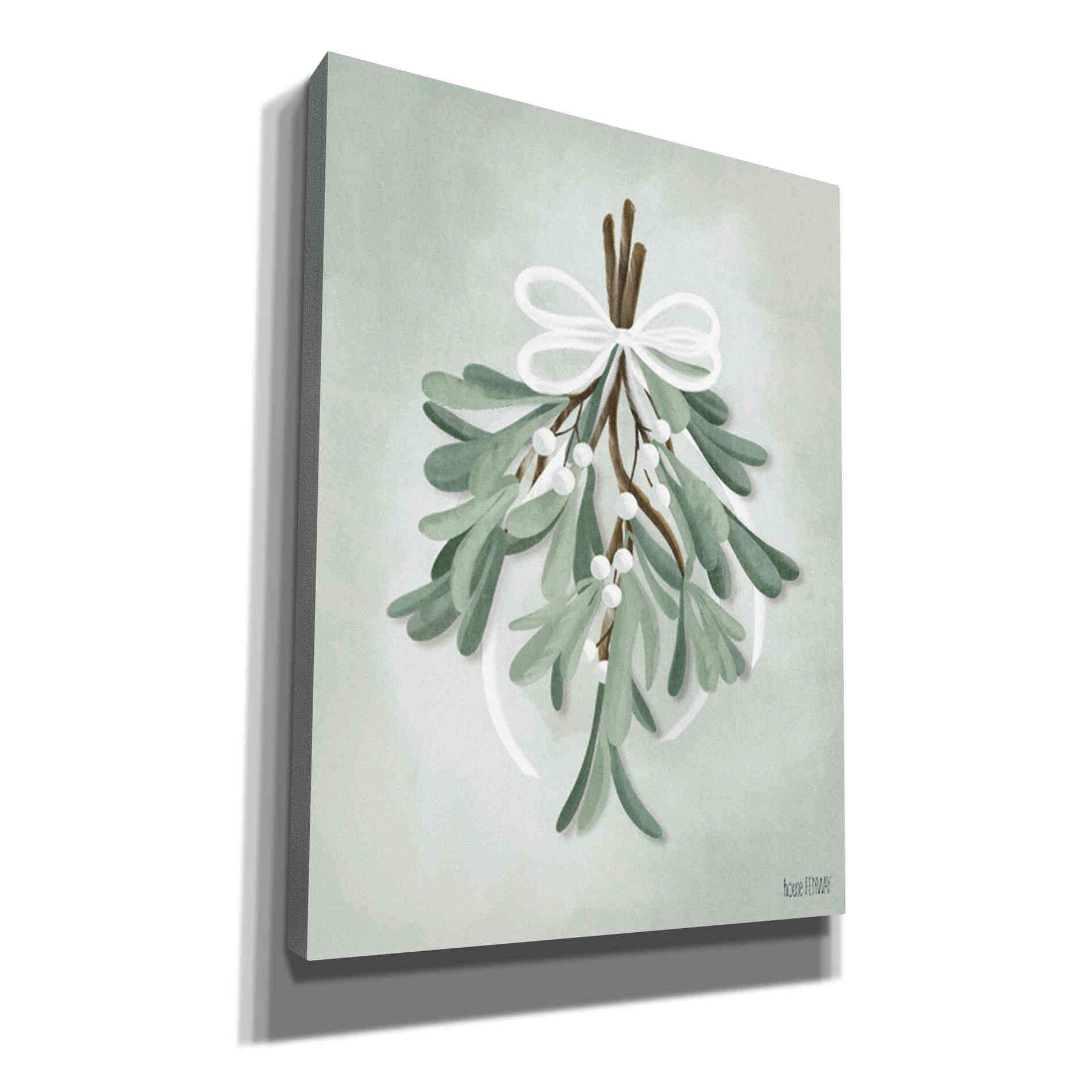 'Farmhouse Mistletoe' by House Fenway, Canvas Wall Art