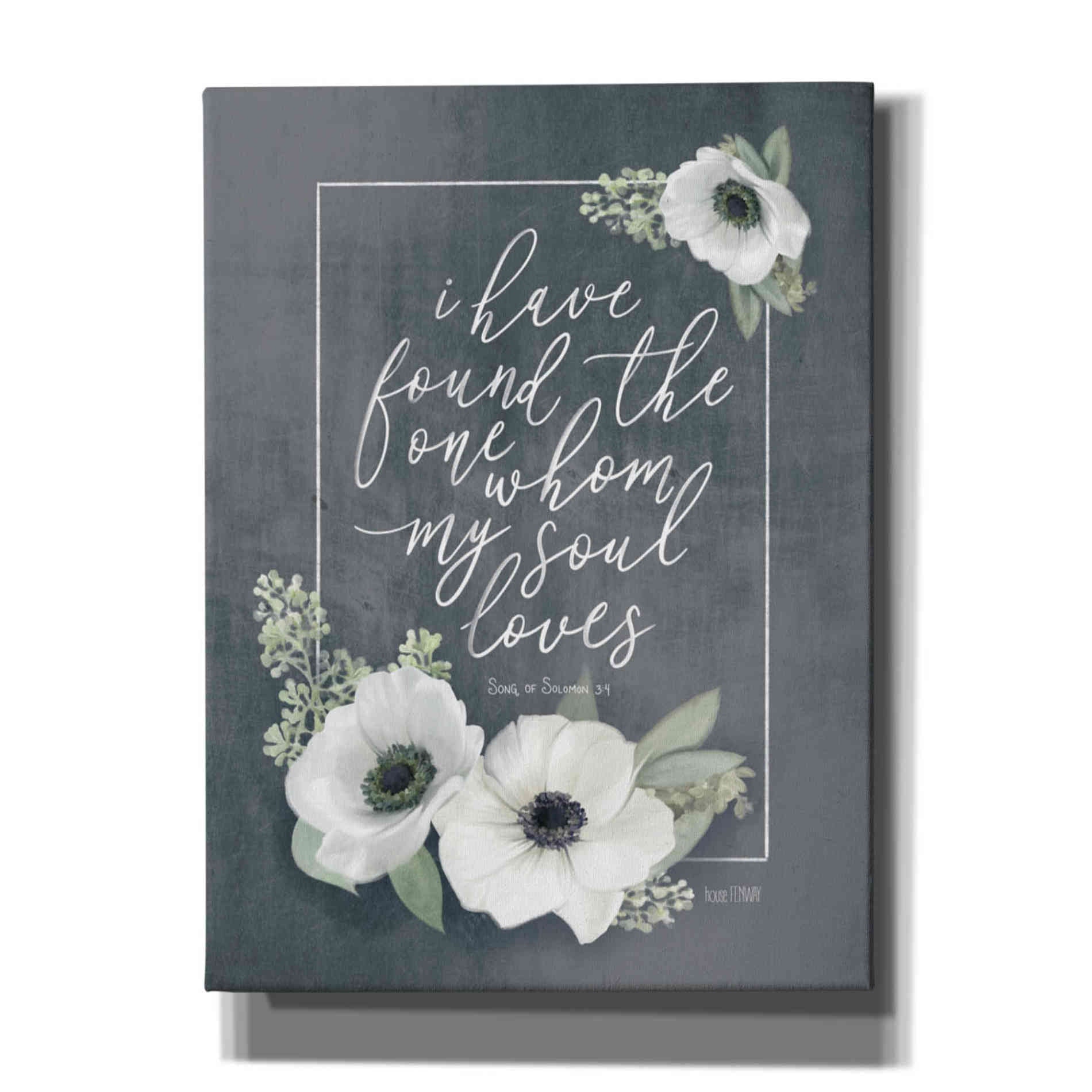 'My Soul Loves' by House Fenway, Canvas Wall Art