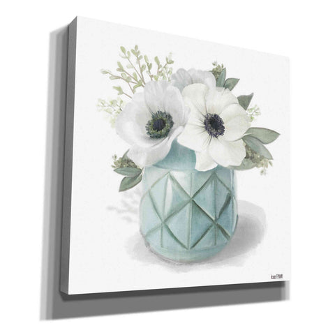 Image of 'Winter Anemones-Blue' by House Fenway, Canvas Wall Art