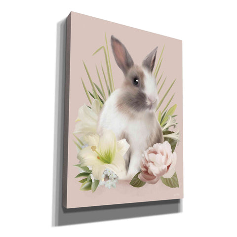 Image of 'Easter Bunny Floral' by House Fenway, Canvas Wall Art