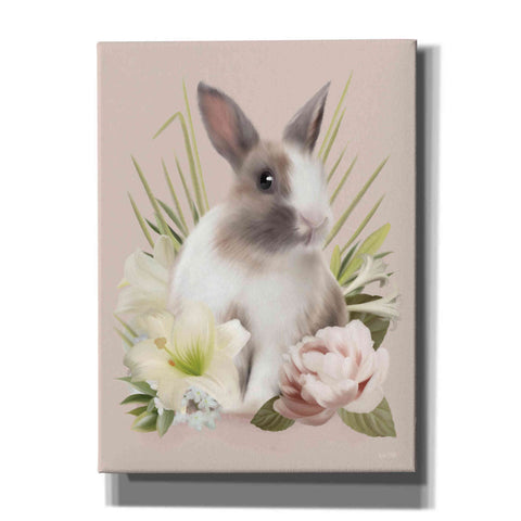 Image of 'Easter Bunny Floral' by House Fenway, Canvas Wall Art