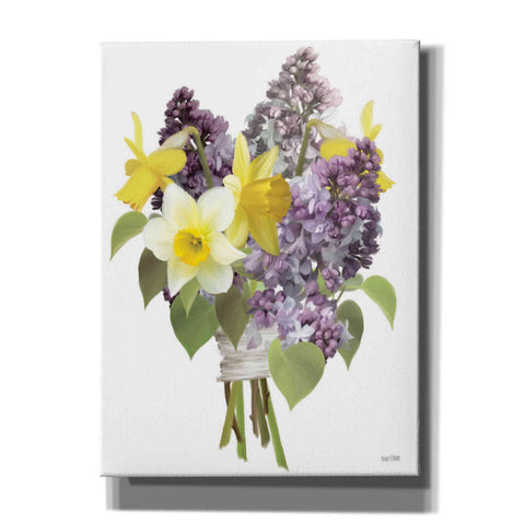 Image of 'Lilacs and Daffodils' by House Fenway, Canvas Wall Art