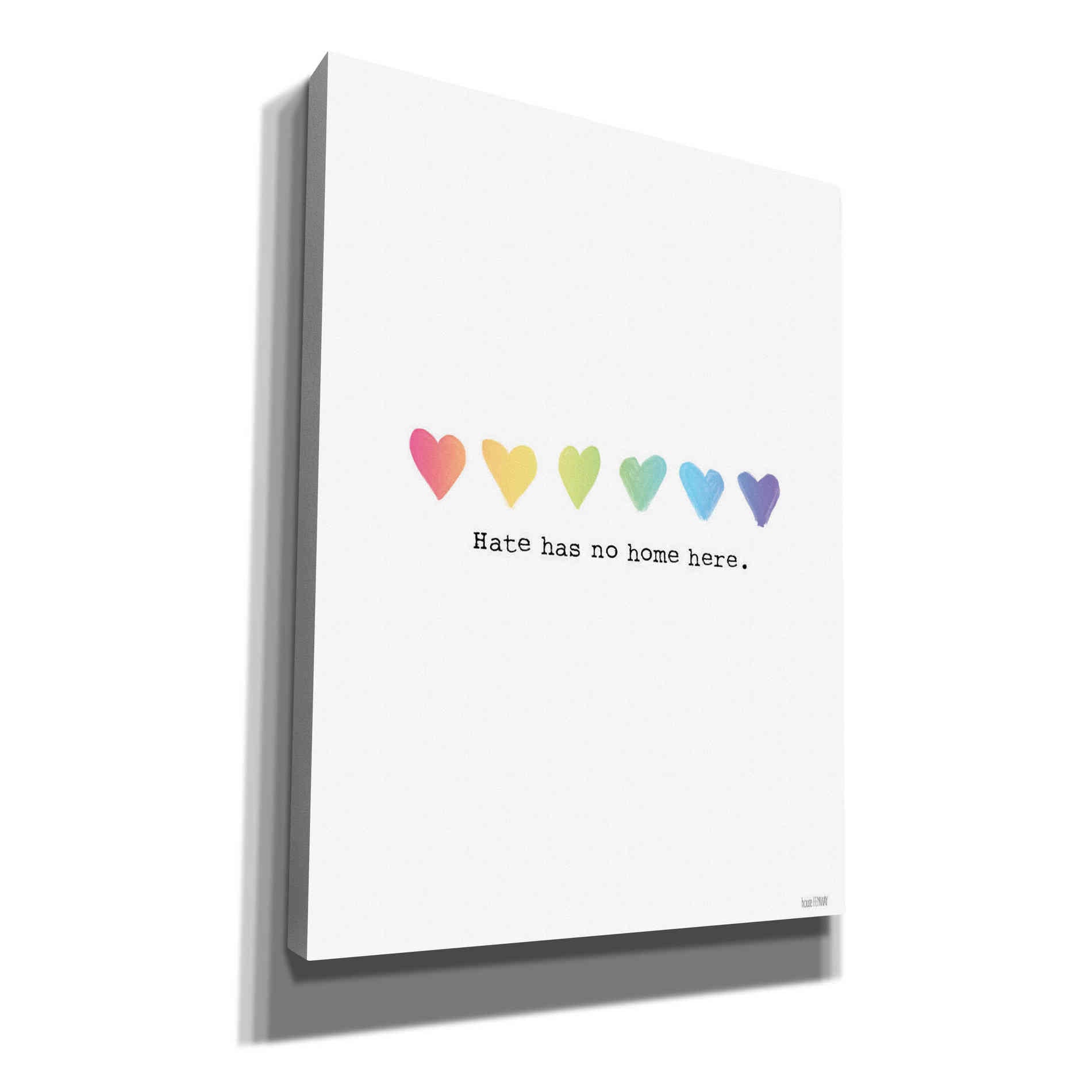 'Hate Has No Home Here' by House Fenway, Canvas Wall Art