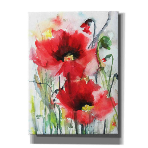 Image of 'Red Poppies' by Karin Johannesson, Canvas Wall Art