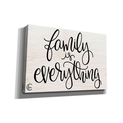 Image of 'Family is Everything' by Fearfully Made Creations, Canvas Wall Art