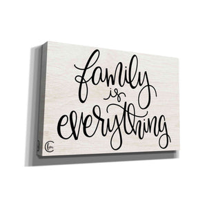 'Family is Everything' by Fearfully Made Creations, Canvas Wall Art