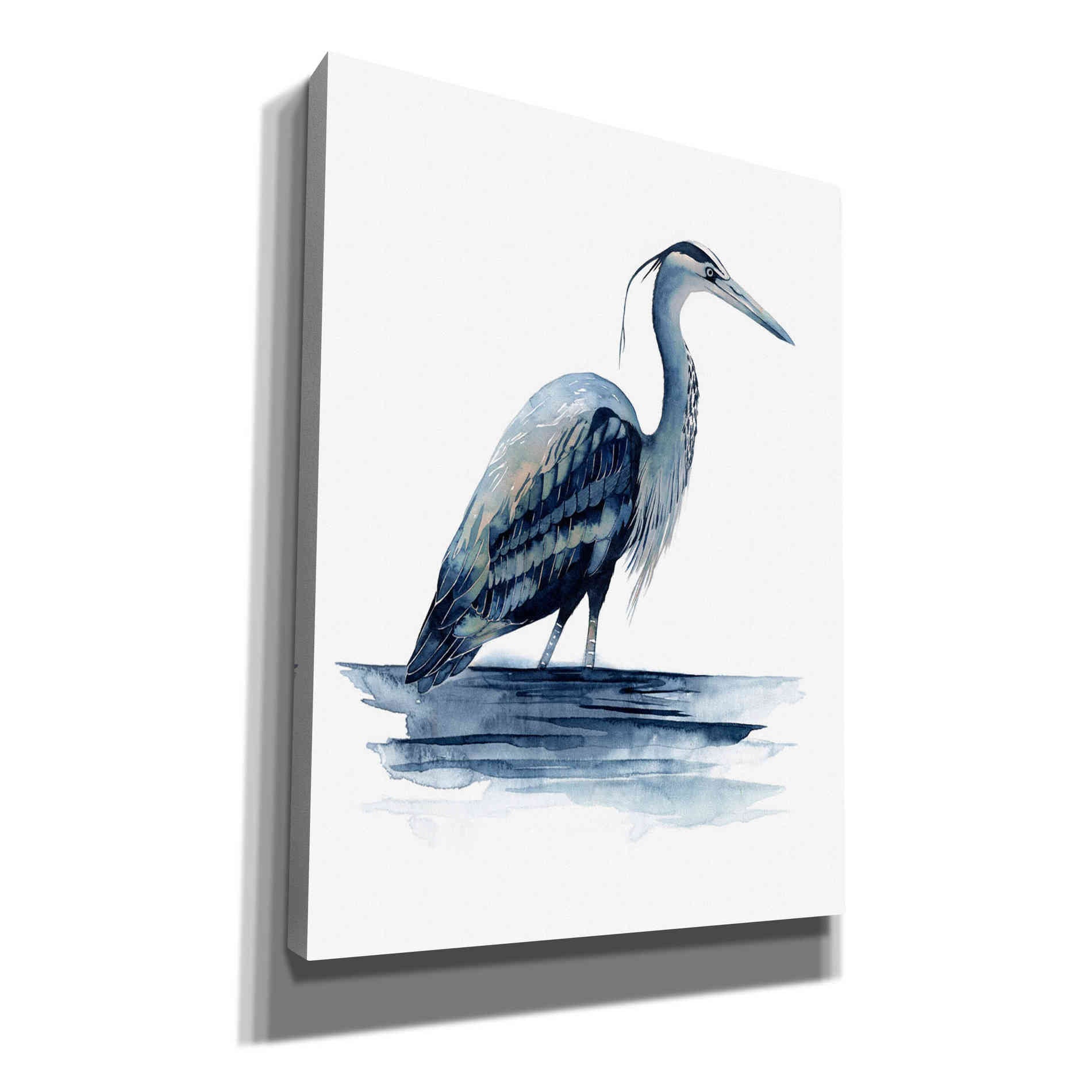 'Azure Heron II' by Grace Popp, Canvas Wall Art