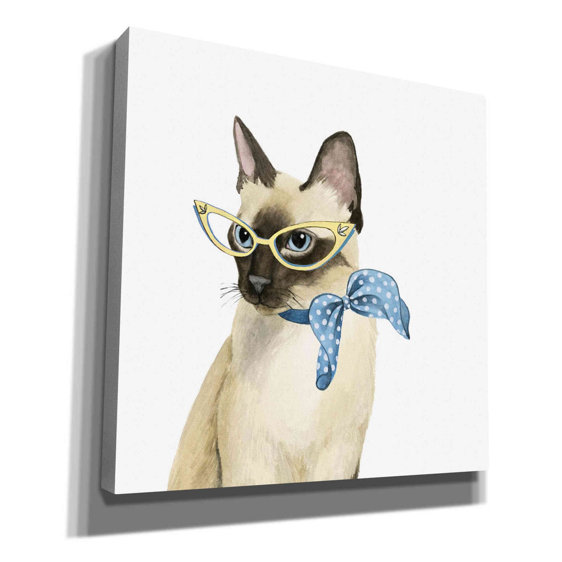 'Cool Cat II' by Grace Popp, Canvas Wall Art