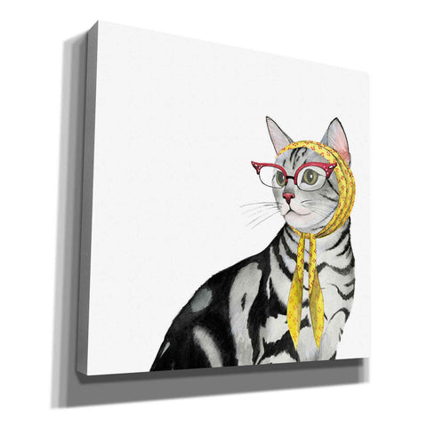Image of 'Cool Cat III' by Grace Popp, Canvas Wall Art