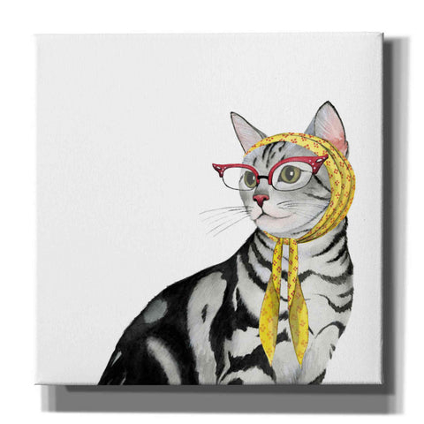 Image of 'Cool Cat III' by Grace Popp, Canvas Wall Art