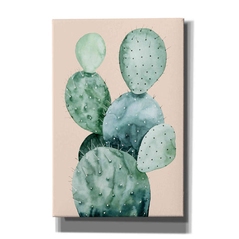Image of 'Cactus on Coral II' by Grace Popp, Canvas Wall Art