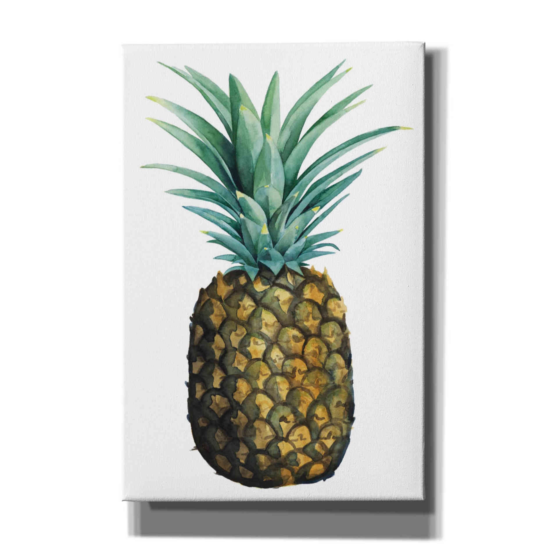 'Watercolor Pineapple I' by Grace Popp, Canvas Wall Art