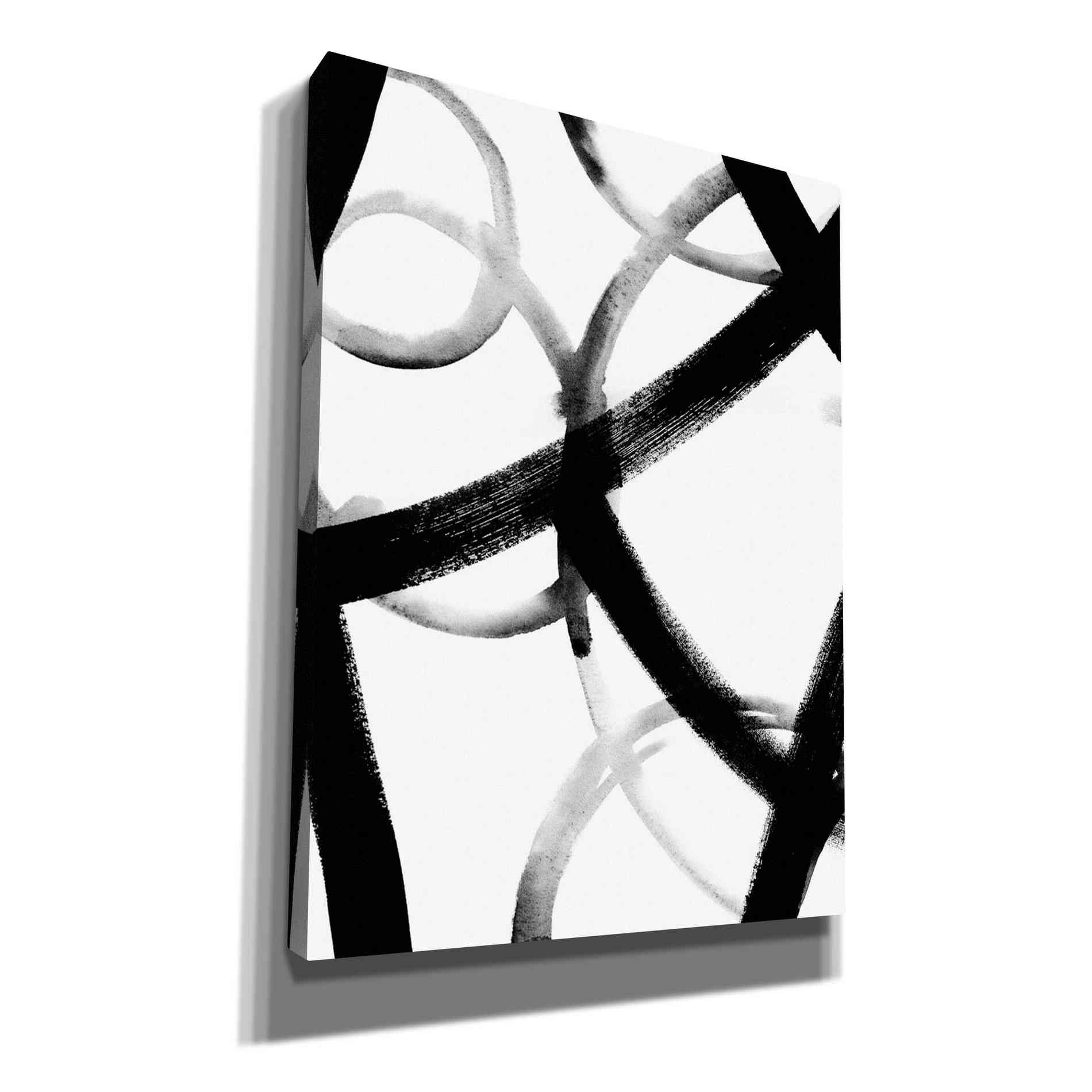 'Monochrome Ripple I' by Grace Popp, Canvas Wall Art