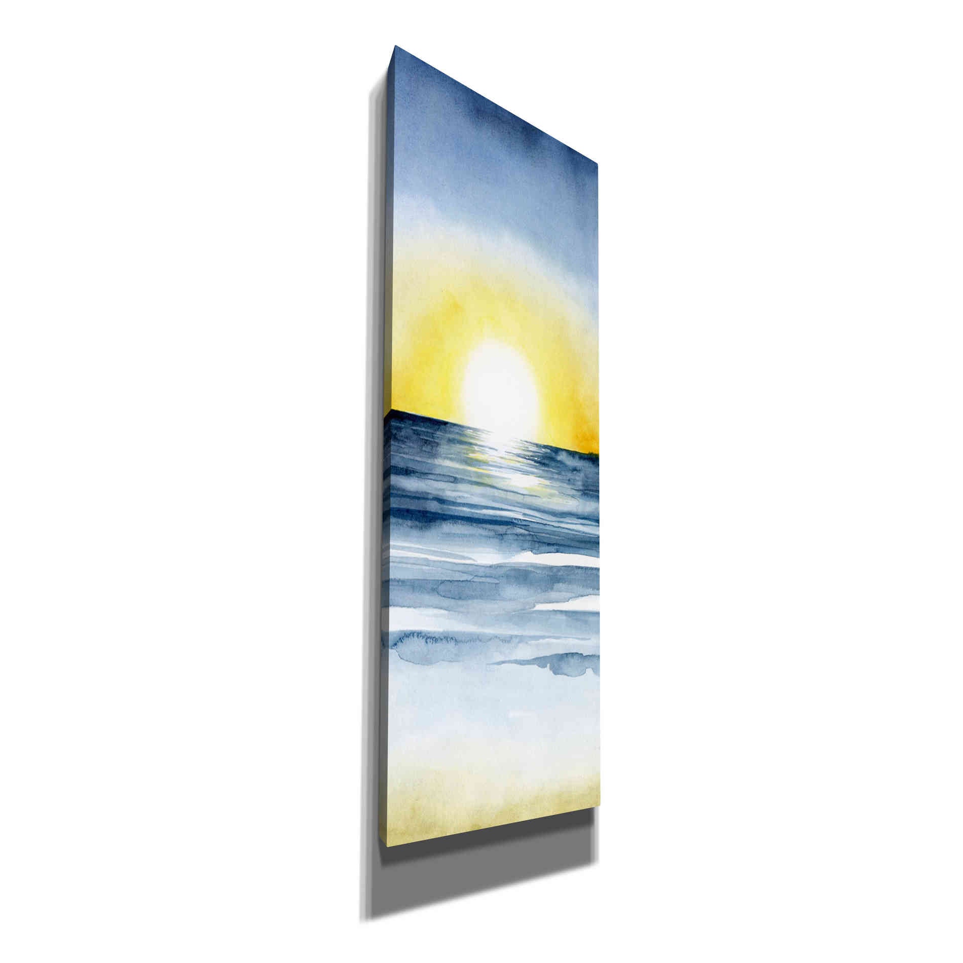 'Layered Sunset Triptych II' by Grace Popp, Canvas Wall Art