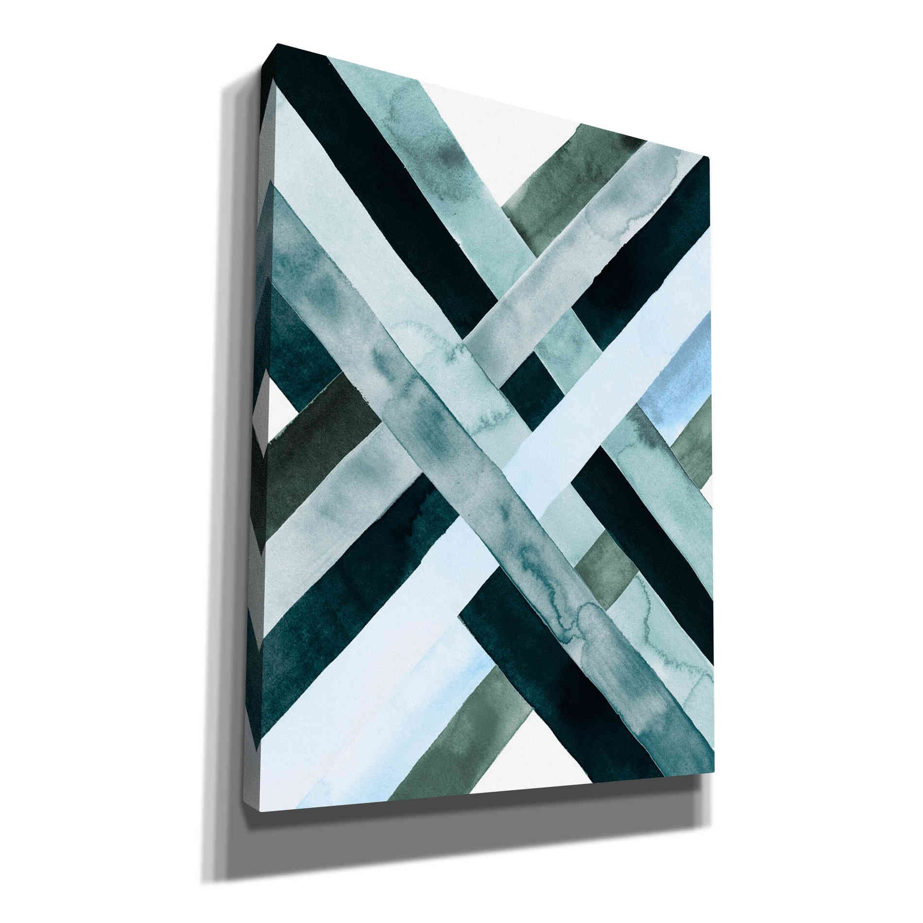 'Watercolor Weave I' by Grace Popp, Canvas Wall Art