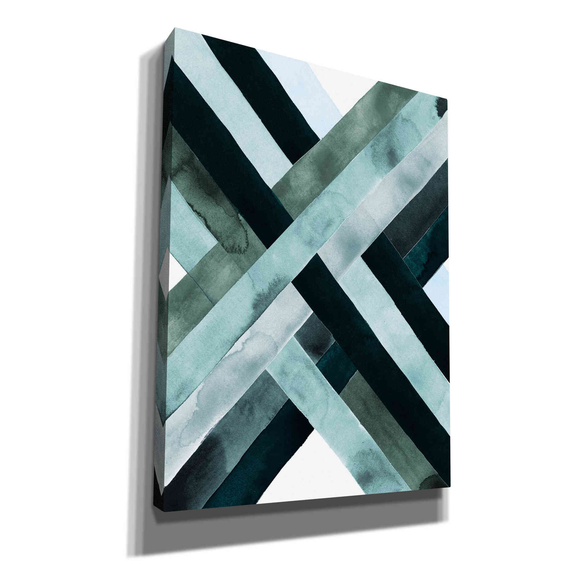 'Watercolor Weave II' by Grace Popp, Canvas Wall Art