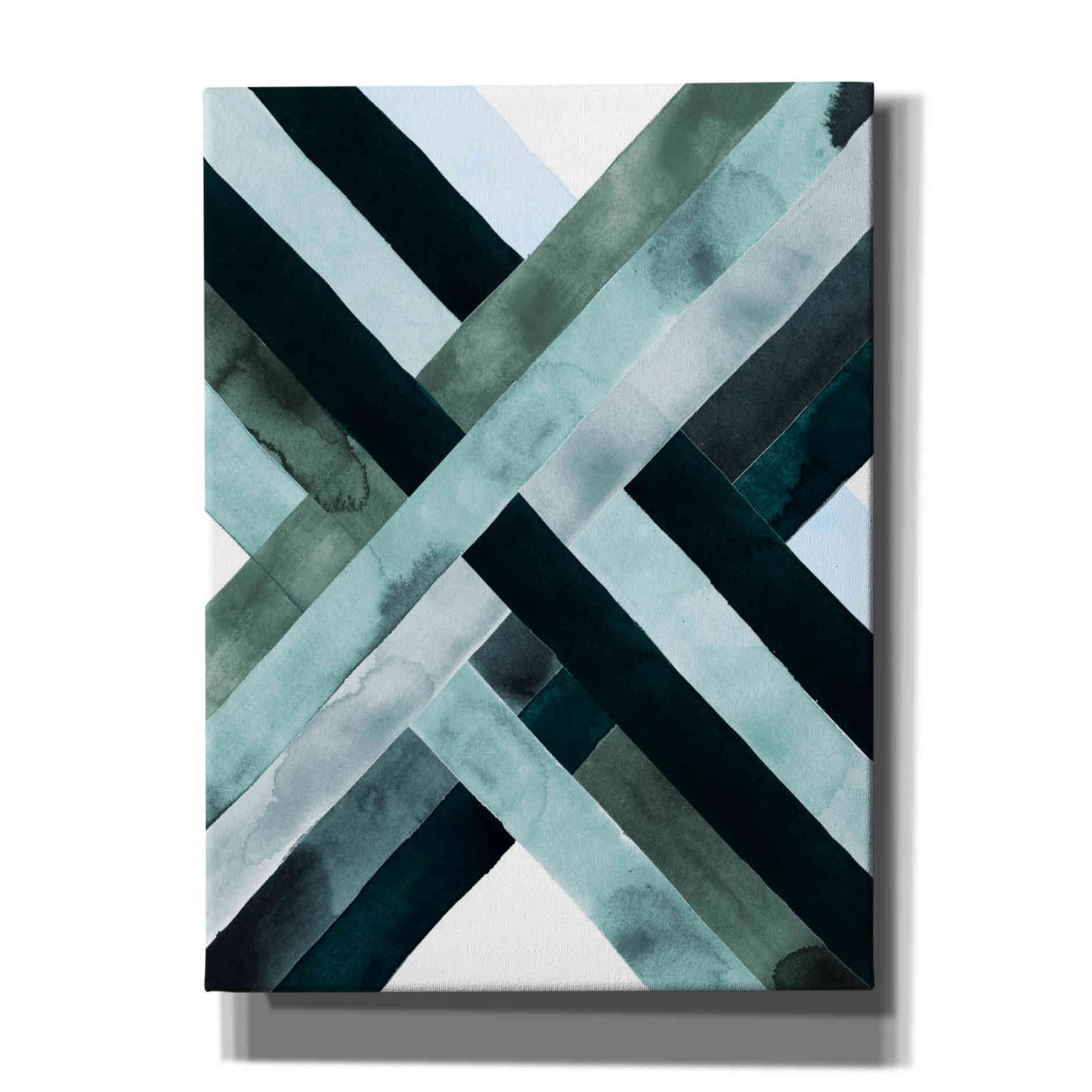 'Watercolor Weave II' by Grace Popp, Canvas Wall Art