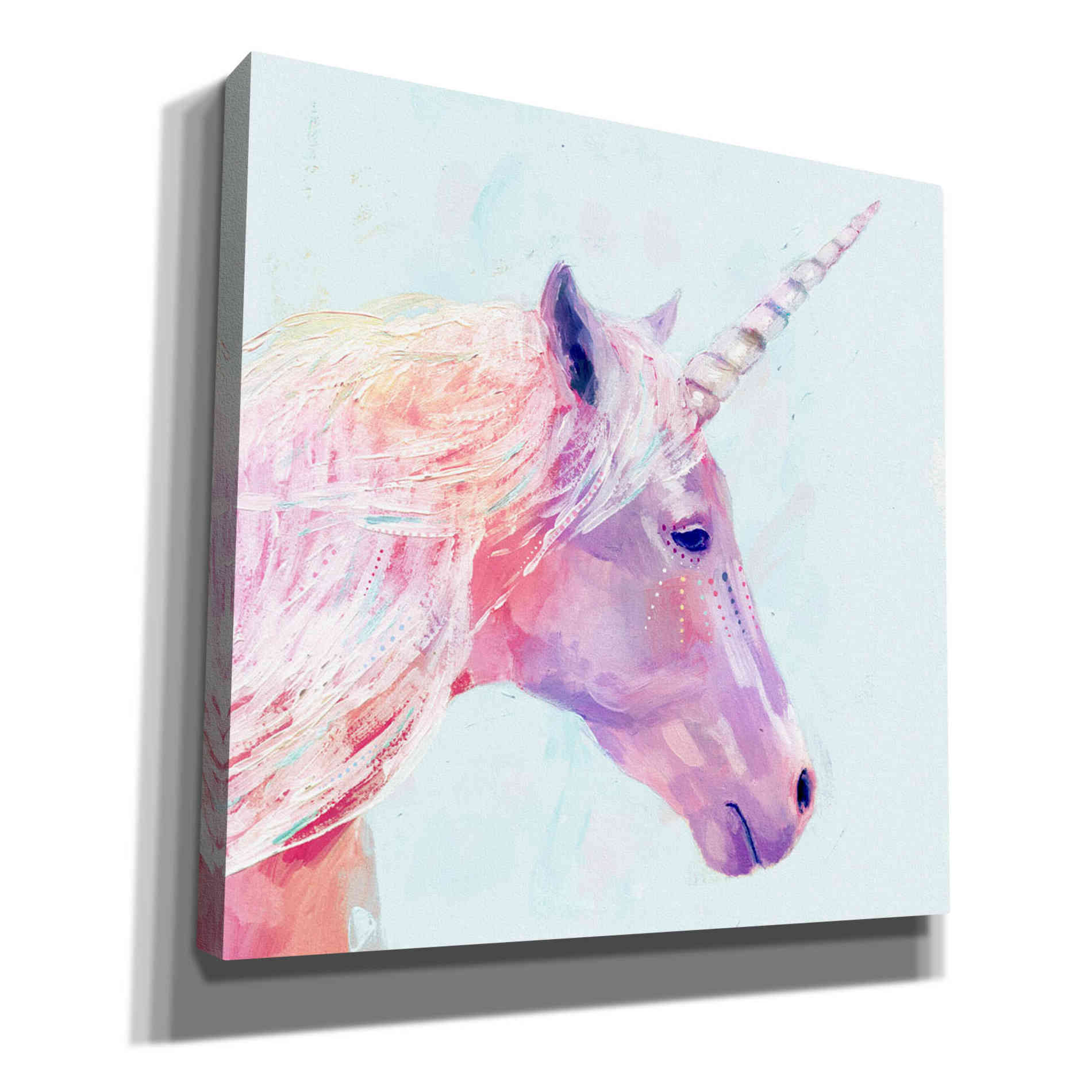 'Mystic Unicorn I' by Victoria Borges, Canvas Wall Art