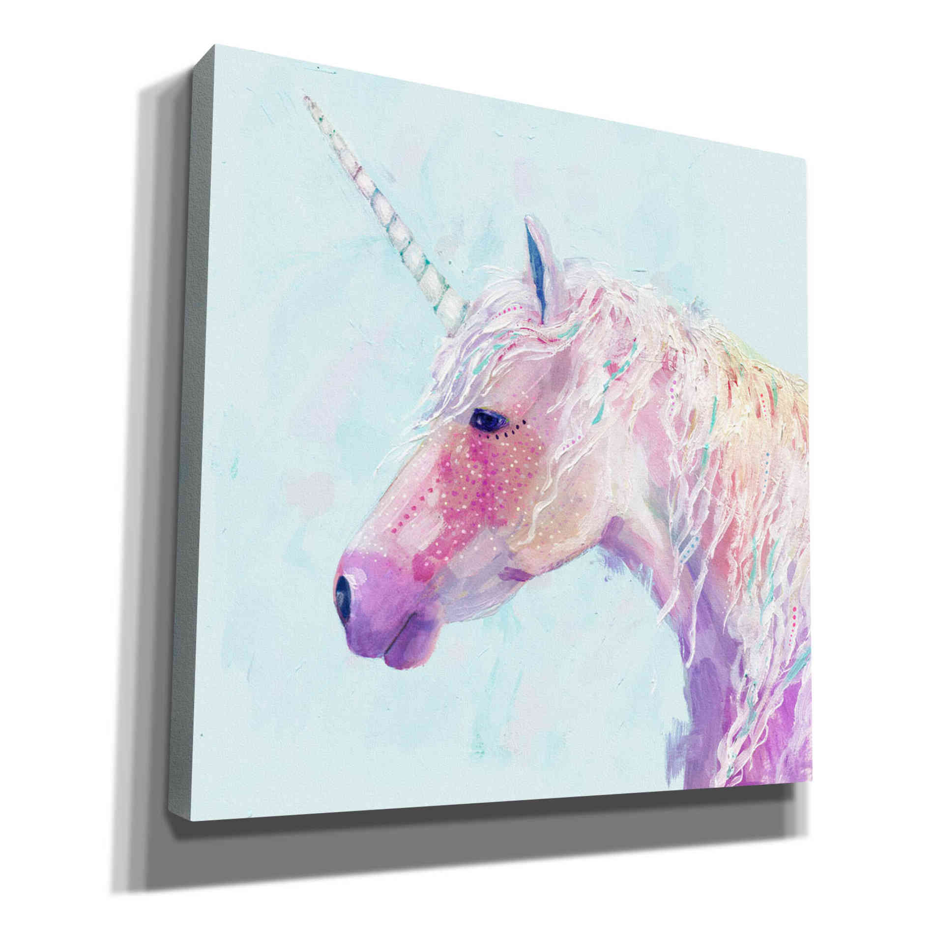 'Mystic Unicorn II' by Victoria Borges, Canvas Wall Art
