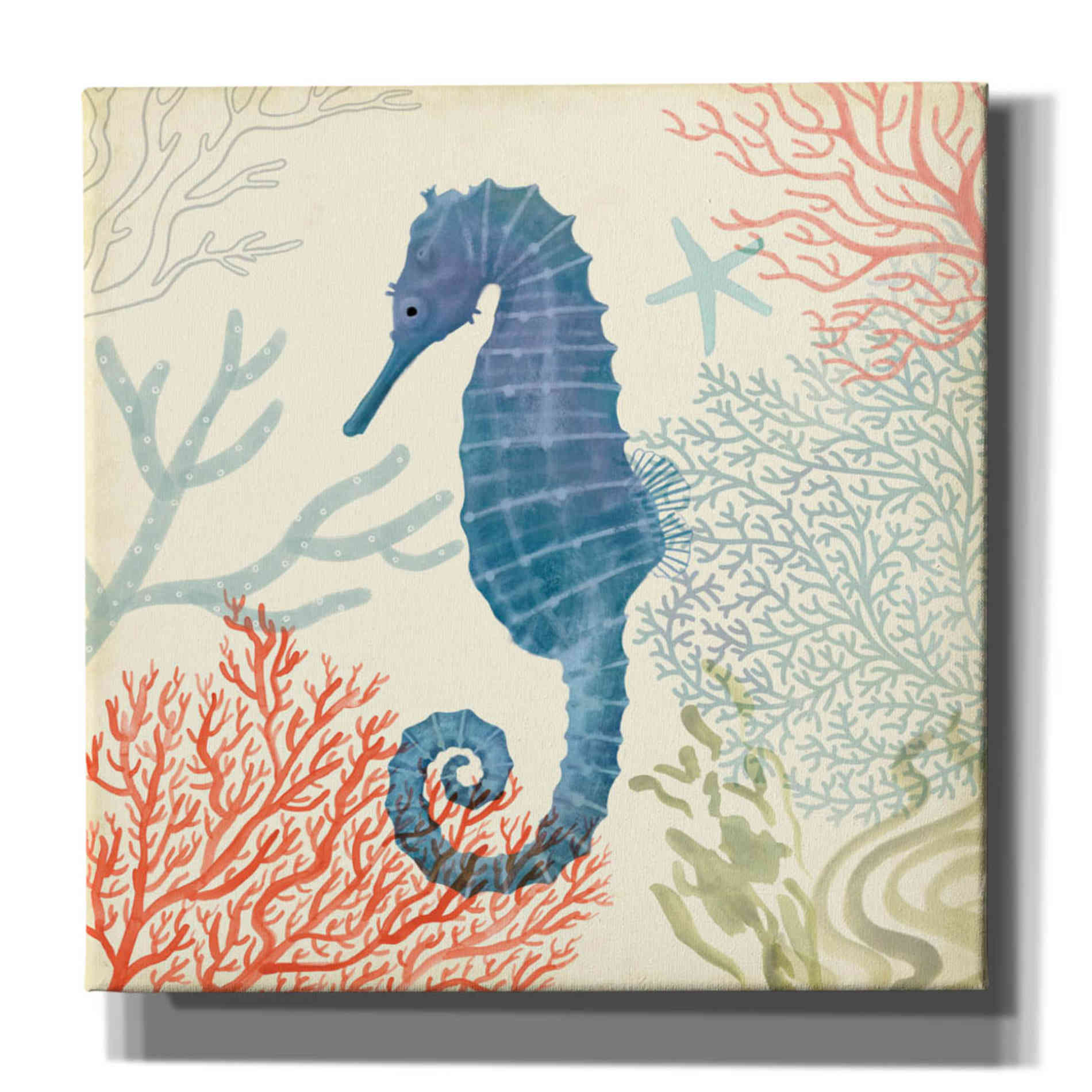 'Underwater Whimsy IV' by Victoria Borges, Canvas Wall Art