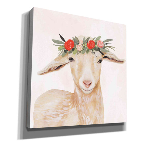 Image of 'Garden Goat I' by Victoria Borges, Canvas Wall Art