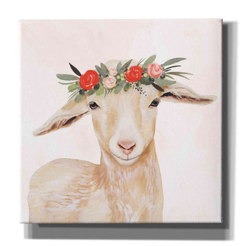 Image of 'Garden Goat I' by Victoria Borges, Canvas Wall Art