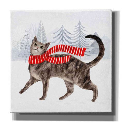 Image of 'Christmas Cats & Dogs I' by Victoria Borges, Canvas Wall Art