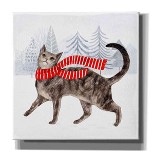 'Christmas Cats & Dogs I' by Victoria Borges, Canvas Wall Art
