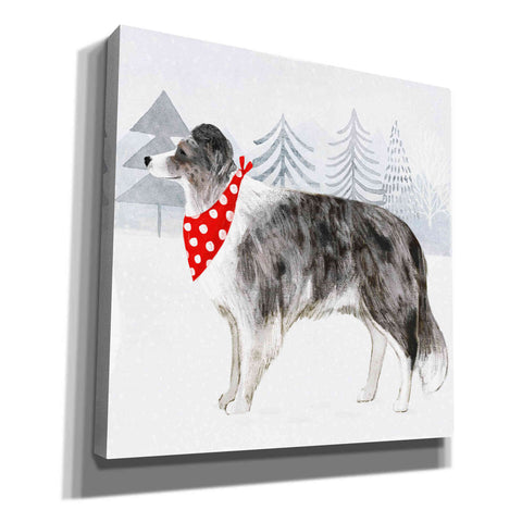 Image of 'Christmas Cats & Dogs IV' by Victoria Borges, Canvas Wall Art